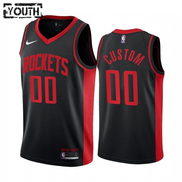 Houston Rockets Trikot Benutzerdefinierte 2020-21 Earned Edition Swingman - Kinder